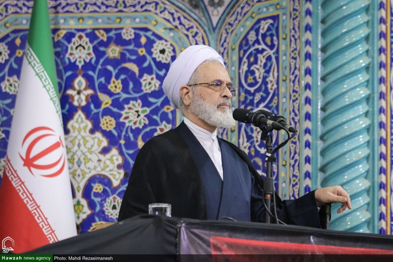 تصویر: آیت الله اعرافی: در صورت حماقت دشمنان، برگ‌های جدیدی رو خواهیم کرد / ملت‌های مسلمان به حساب حکام خائن عرب خواهند رسید
